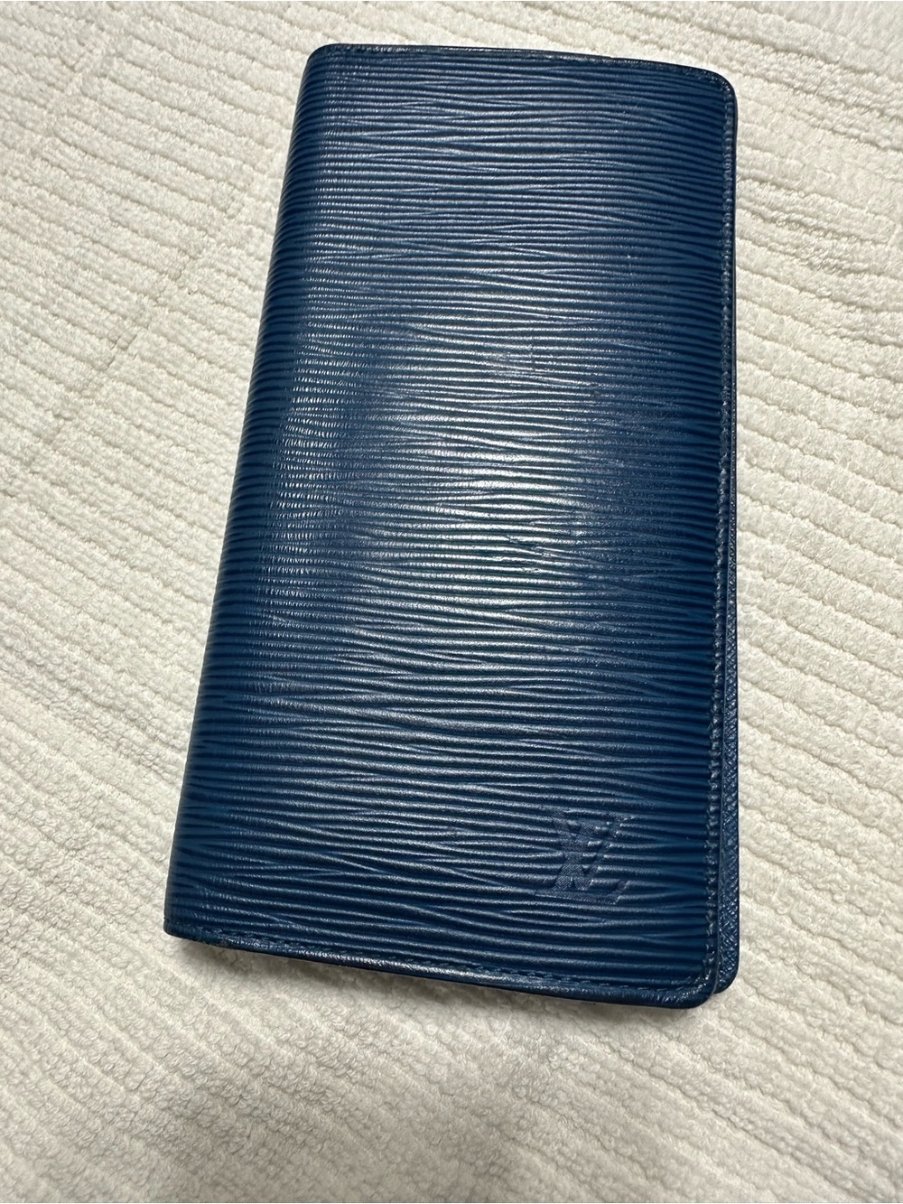Louis Vuitton Deep Navy Epi Leather Long Wallet